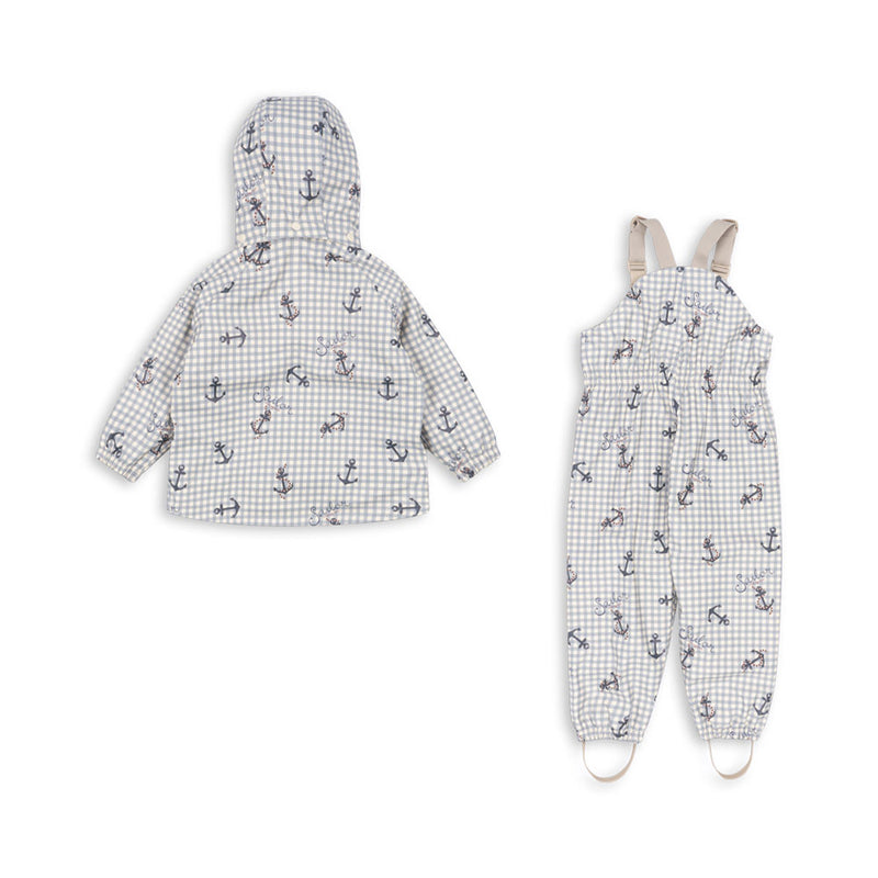Konges Sløjd Kinder Regenset Rainy Sailor Check bei Yay Kids