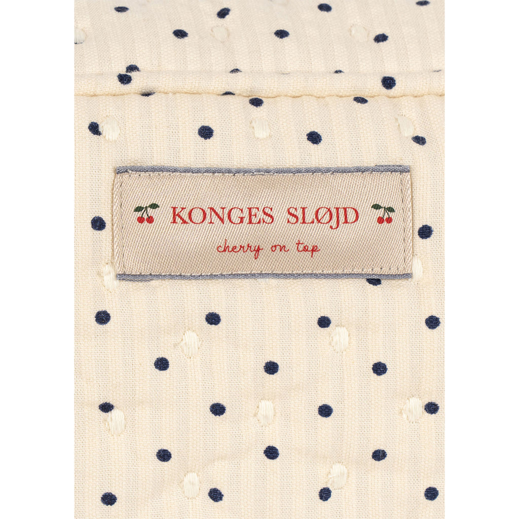 Konges Sløjd Necessaire "Big Toiletry Bag" Seesucker Estate Dot bei Yay Kids