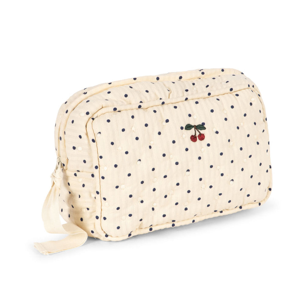 Konges Sløjd Necessaire "Small Toiletry Bag" Seesucker Estate Dot bei Yay Kids