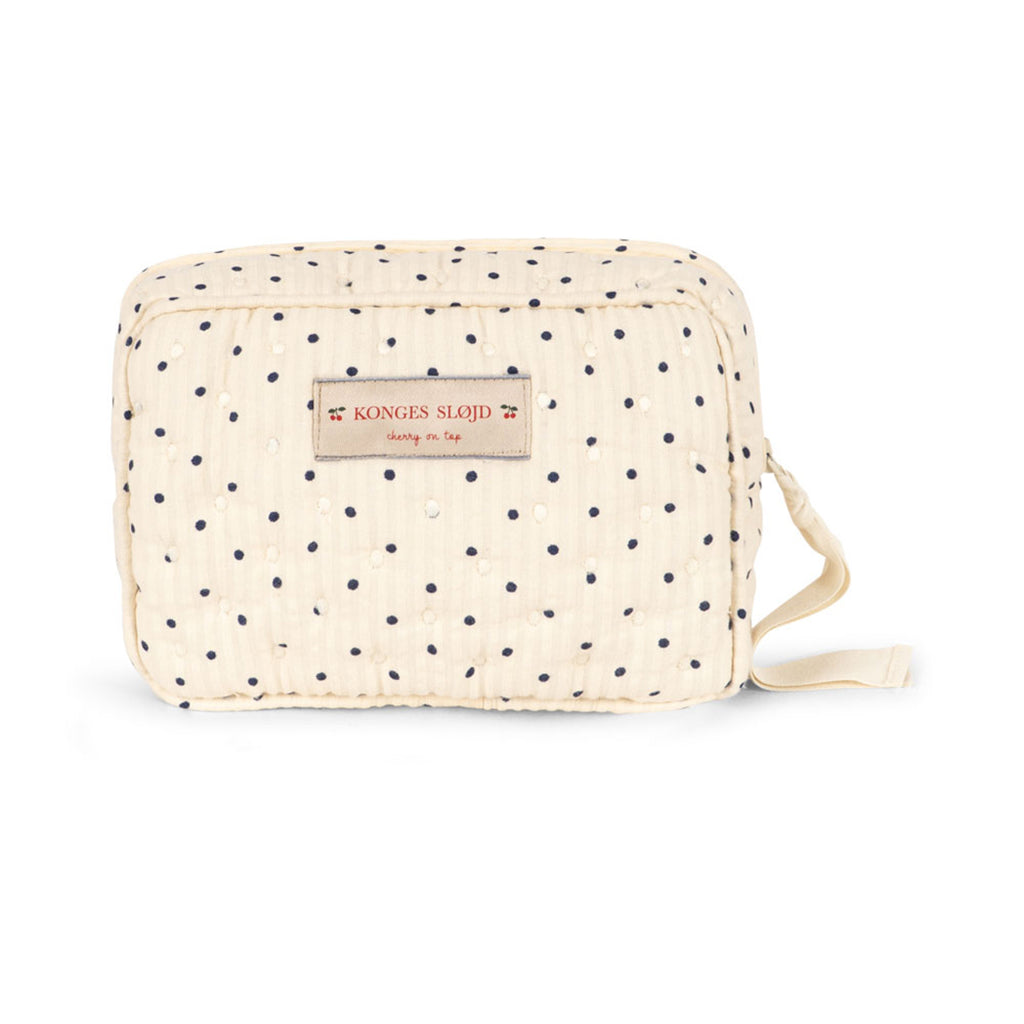 Konges Sløjd Necessaire "Small Toiletry Bag" Seesucker Estate Dot bei Yay Kids