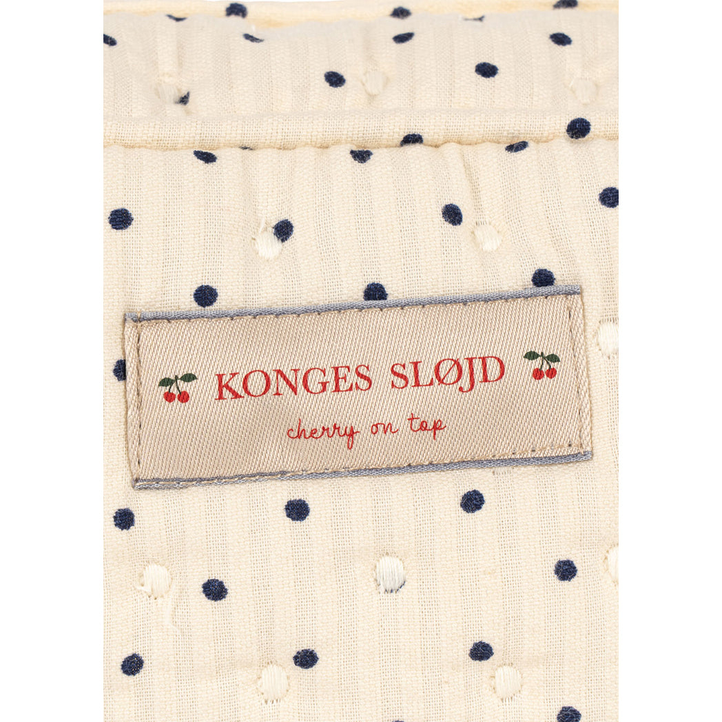 Konges Sløjd Necessaire "Small Toiletry Bag" Seesucker Estate Dot bei Yay Kids