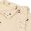 Konges Sløjd Organic Sui Frill Body Cherry GOTS bei Yay Kids