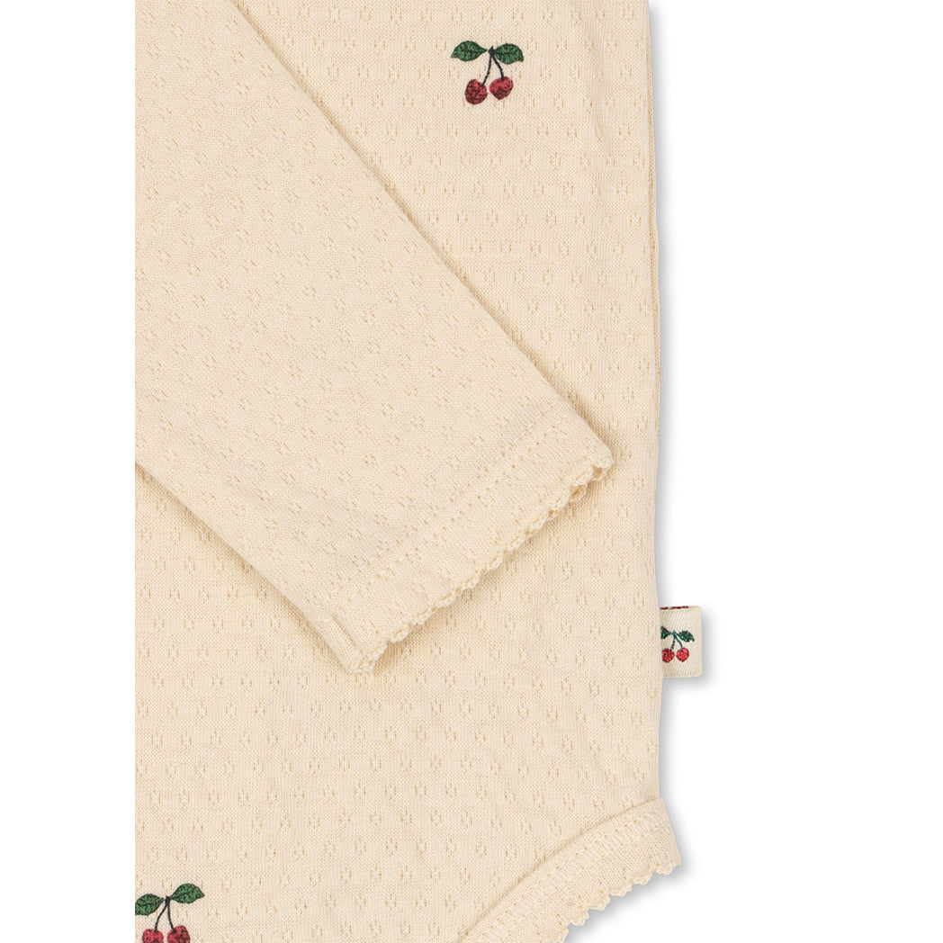 Konges Sløjd Organic Sui Frill Body Cherry GOTS bei Yay Kids