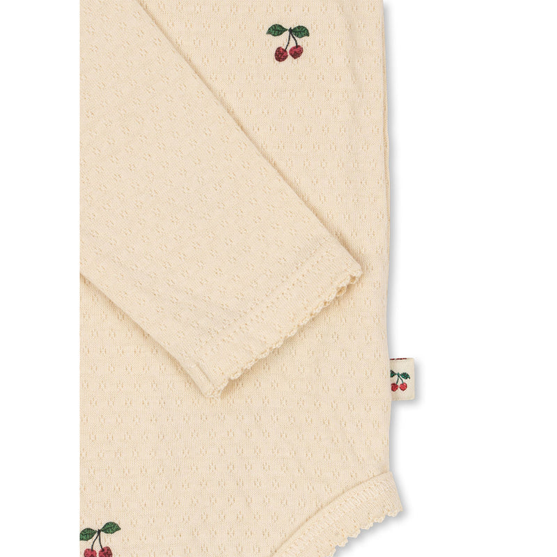 Konges Sløjd Organic Sui Frill Body Cherry GOTS bei Yay Kids