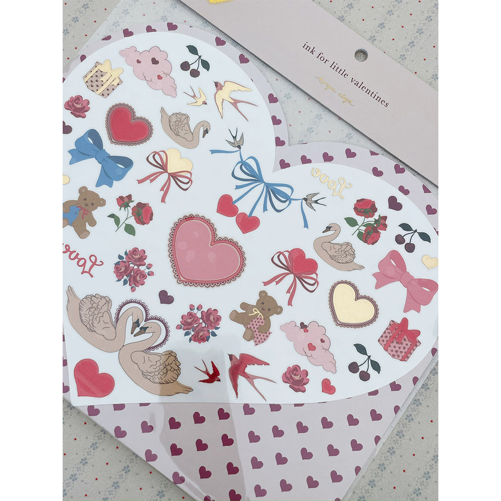 Konges Sløjd Kinder Tattoos Valentines Red bei Yay Kids