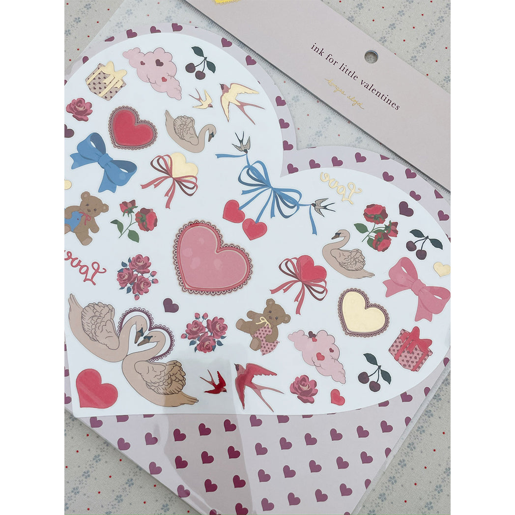 Konges Sløjd Kinder Tattoos Valentines Red bei Yay Kids