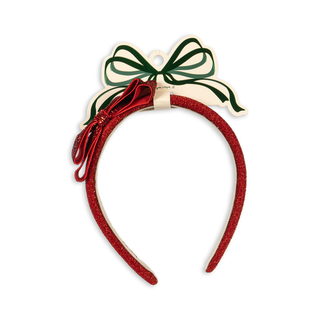 Konges Slojd Haarreif aus Samt Red/Glitter bei Yay Kids