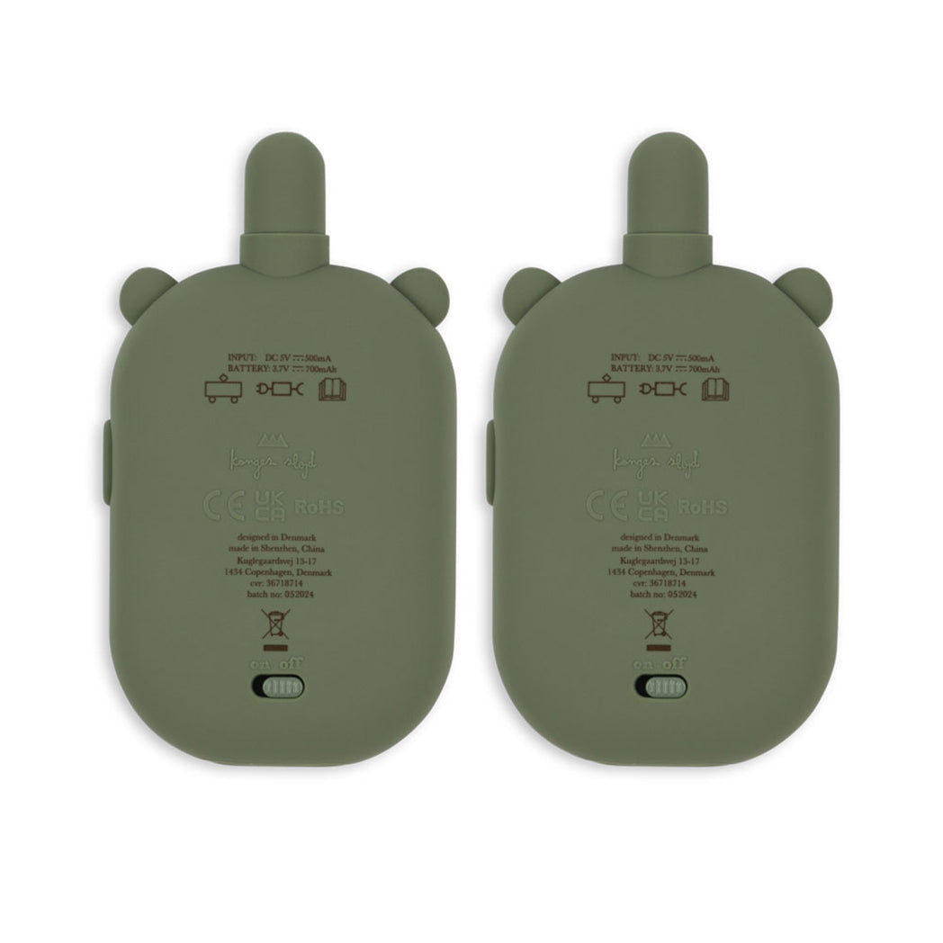 Konges Slojd Kinder Walkie Talkie Olivine bei Yay Kids