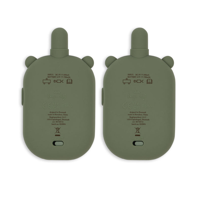 Konges Slojd Kinder Walkie Talkie Olivine bei Yay Kids