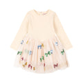 Konges Sløjd Mädchen Kleid Yvonne Bow Coloré bei Yay Kids