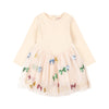 Konges Sløjd Mädchen Kleid Yvonne Bow Coloré bei Yay Kids