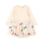 Konges Sløjd Mädchen Kleid Yvonne Bow Coloré bei Yay Kids