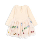 Konges Sløjd Mädchen Kleid Yvonne Bow Coloré bei Yay Kids