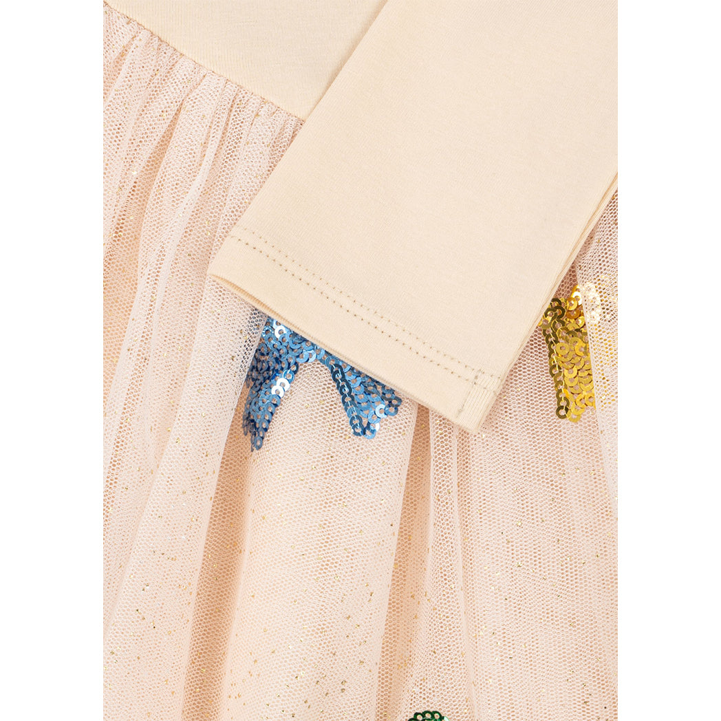 Konges Sløjd Mädchen Kleid Yvonne Bow Coloré bei Yay Kids