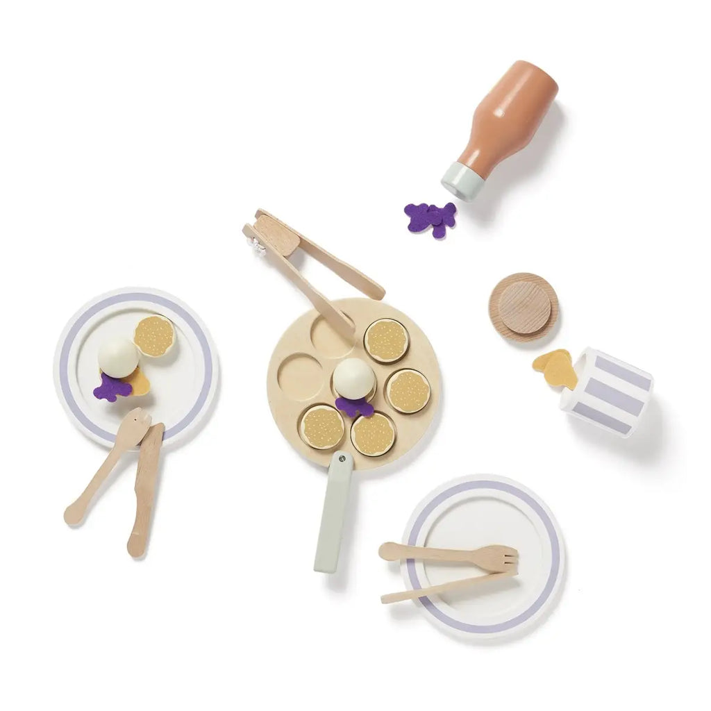 Frühstück Set Pancakes
