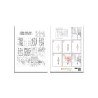 Leuchtende Designtafel Blau Manga