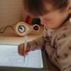 Kidywolf Analoger digitaler Wecker Rosa bei Yay Kids