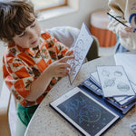 Kidywolf Leuchtende Designtafel mini Weltraum bei Yay Kids