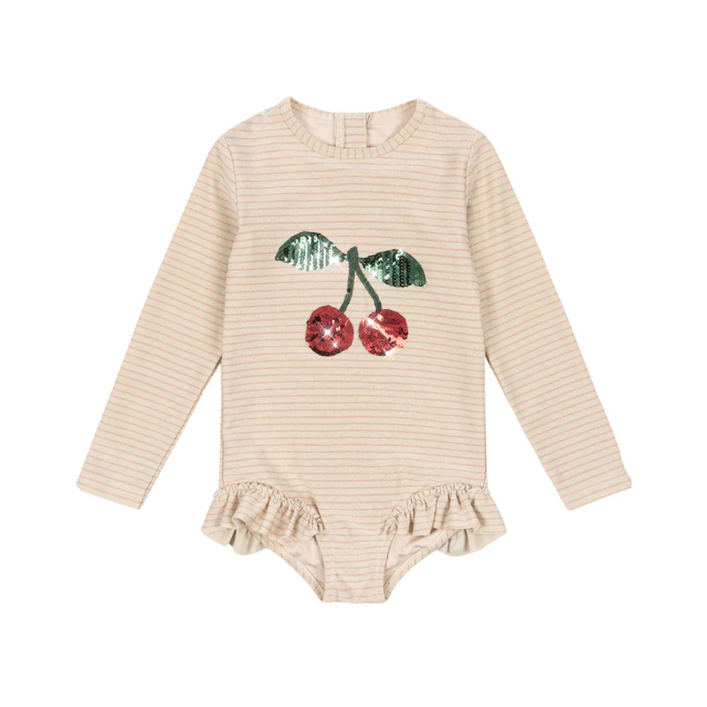 Badeanzug Jade Rose Stripe – Konges Sløjd