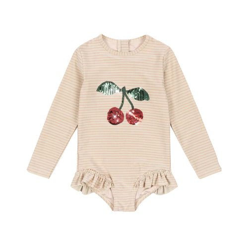 Badeanzug Jade Rose Stripe – Konges Sløjd