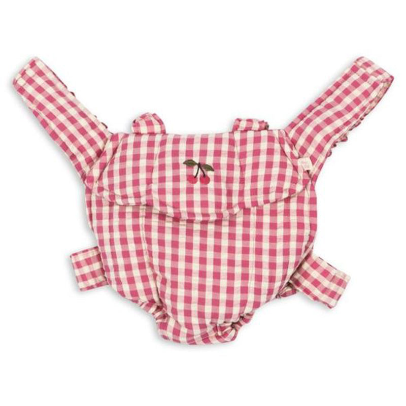 Konges Sløjd Puppentrage Doll Carrier Bubblegum Check bei Yay Kids