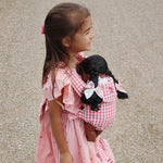 Konges Sløjd Puppentrage Doll Carrier Bubblegum Check bei Yay Kids