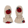 Konges Sløjd Kinder Teddy Handschuhe Jody Mittens Ladybug Sand bei Yay Kids