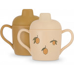Konges Slojd Silikon Trinkbecher 2er Pack Lemon bei Yay Kids