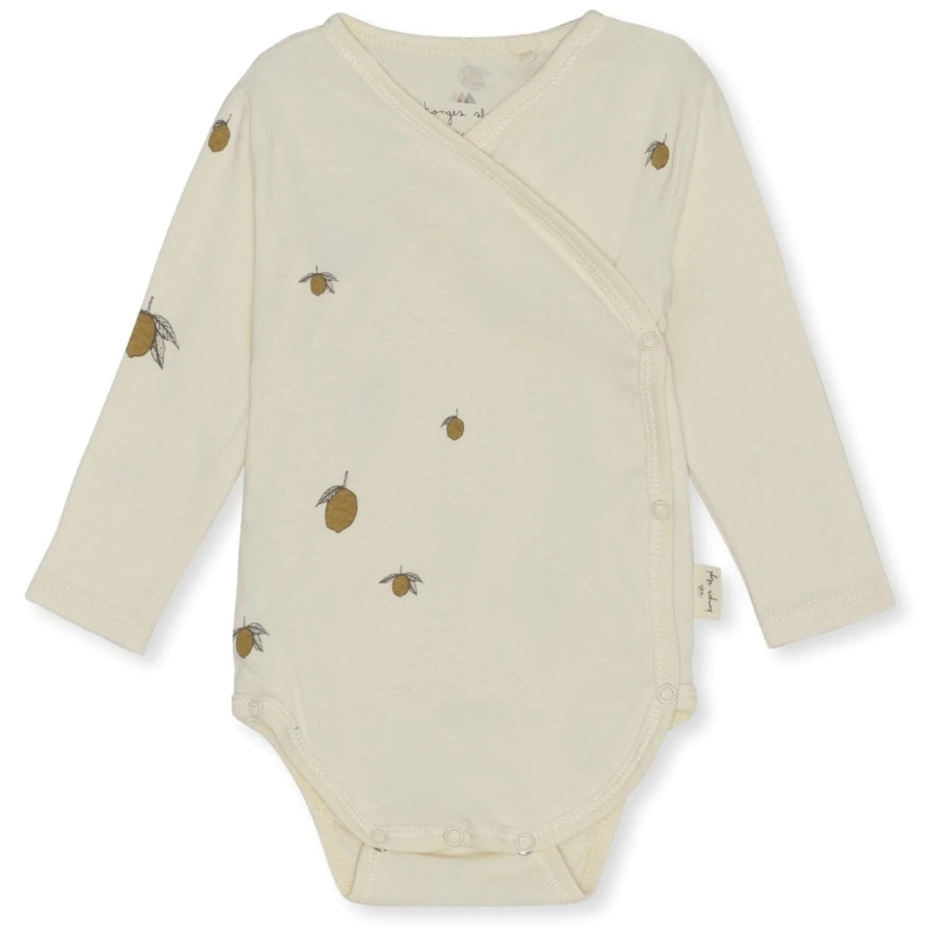 Konges Slojd Baby New Born Body GOTS Lemon bei Yay Kids