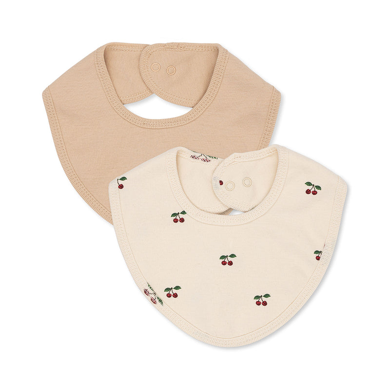 Konges Slojd Bib 2 Pack Cherry bei Yay Kids
