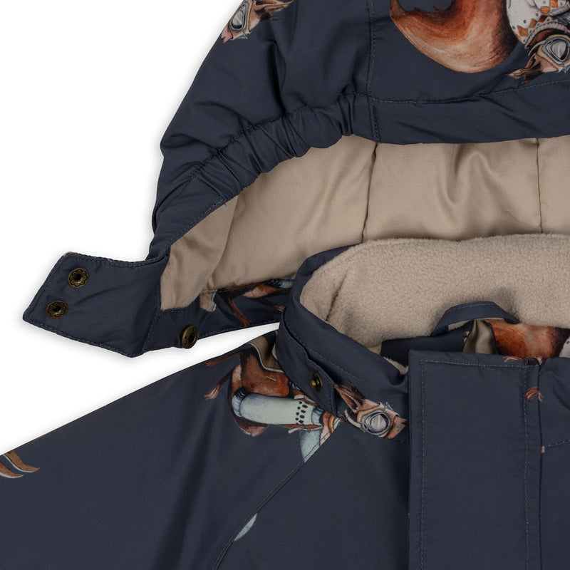 Konges Slojd Kinder Skianzug Nohr Print Val D`Isere Blue bei Yay Kids