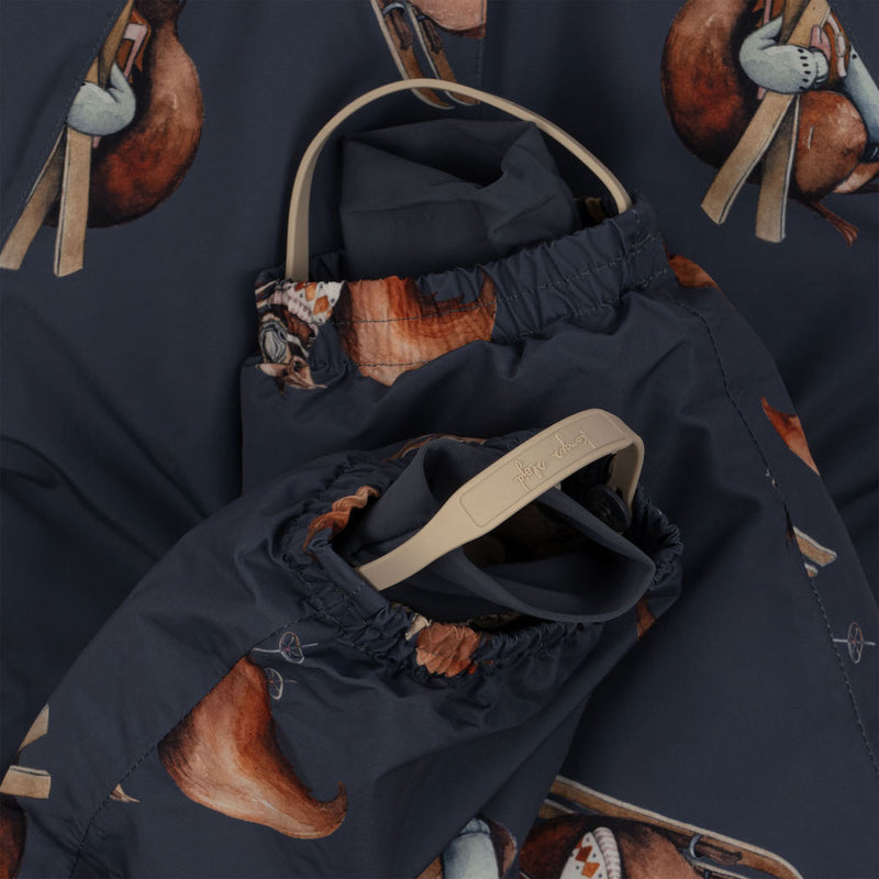 Konges Slojd Kinder Skianzug Nohr Print Val D`Isere Blue bei Yay Kids