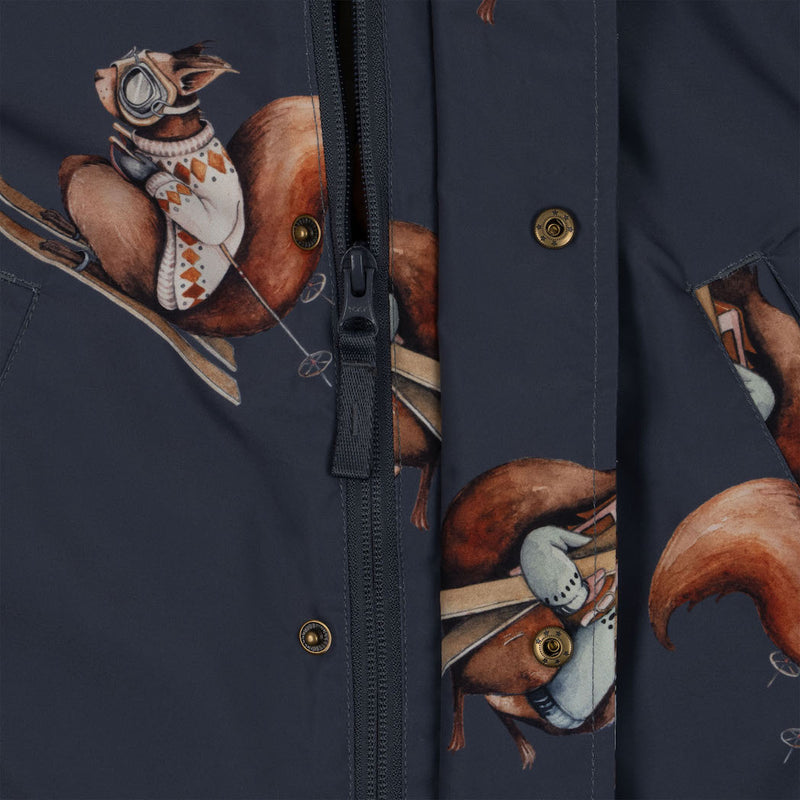Konges Slojd Kinder Skianzug Nohr Print Val D`Isere Blue bei Yay Kids