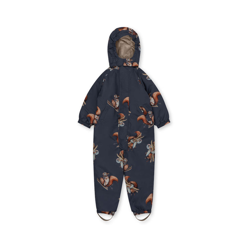 Konges Slojd Kinder Skianzug Nohr Print Val D`Isere Blue bei Yay Kids