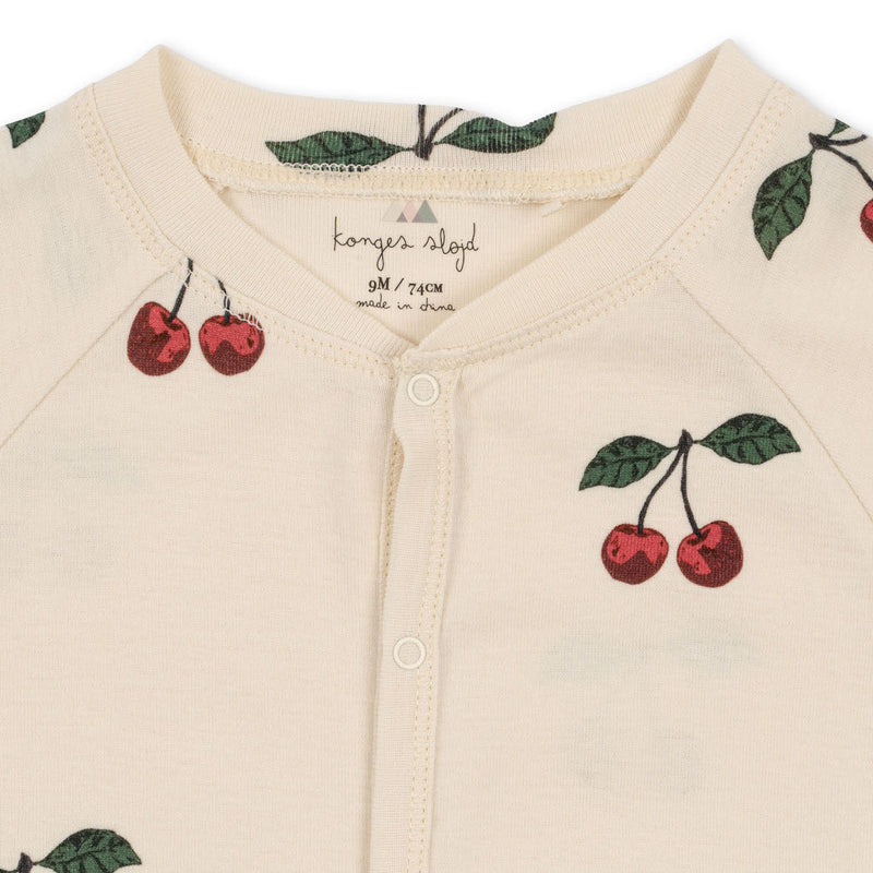 Organic Sleepy Onesie Ma Grande Cerise