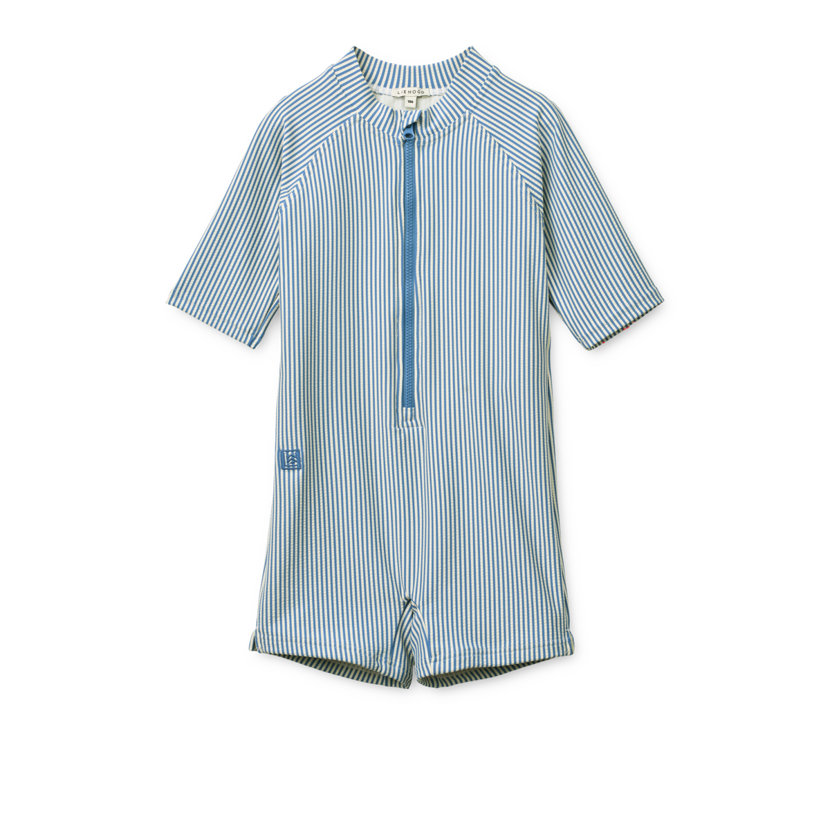 Bade Jumpsuit Max Seersucker Blau – Liewood