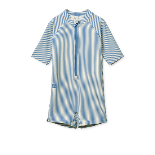 Bade Jumpsuit Max Seersucker Blau – Liewood