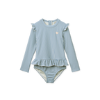 Badeanzug Sille Seersucker Blau – Liewood