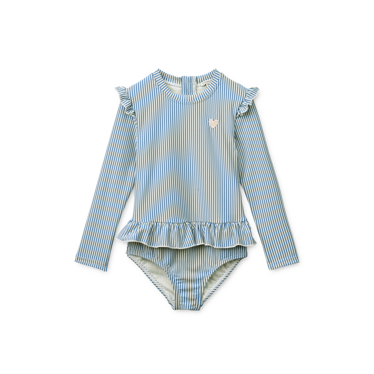 Badeanzug Sille Seersucker Blau – Liewood