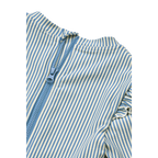 Badeanzug Sille Seersucker Blau