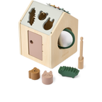 Wooden Activity Cube 'Lucas' Tuscany Rose Multi Mix