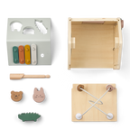 Wooden Activity Cube 'Lucas' Tuscany Rose Multi Mix