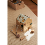 Wooden Activity Cube 'Lucas' Tuscany Rose Multi Mix