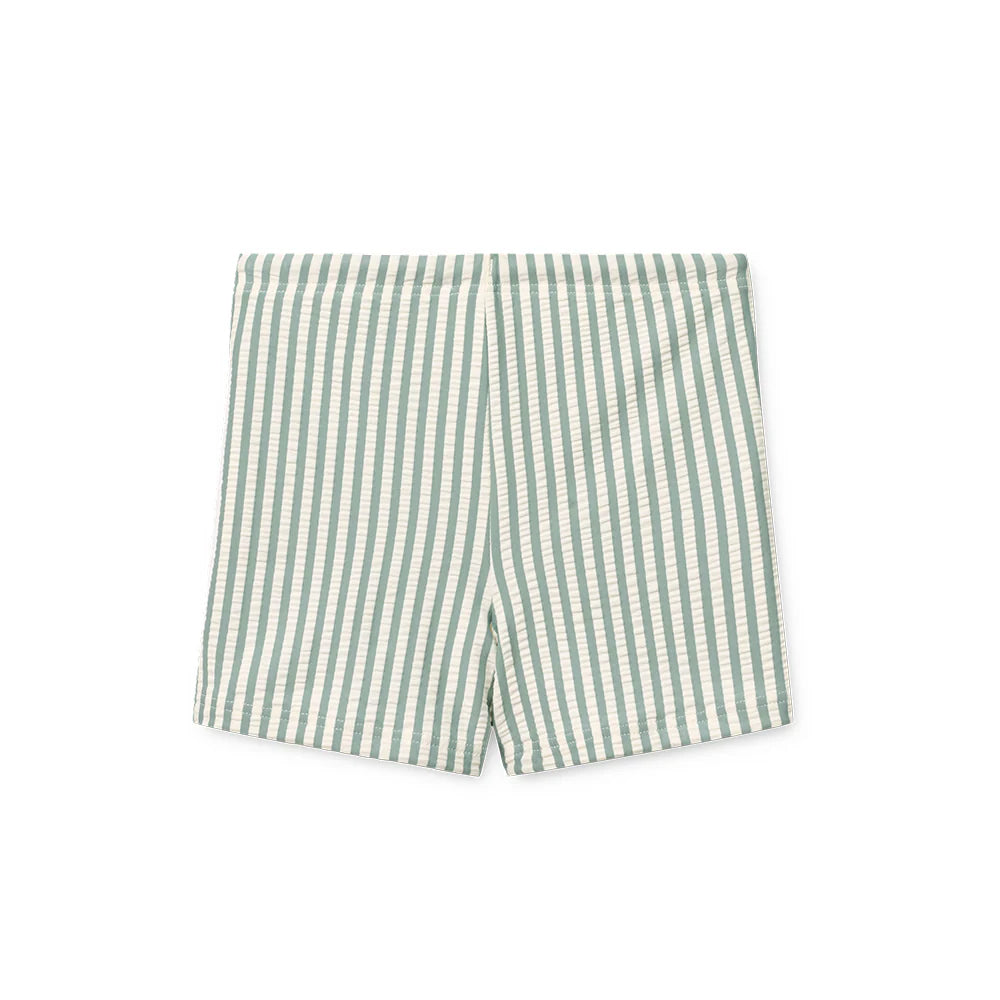 Badehose Otto Seersucker Stripe Peppermint/ Creme De La Creme