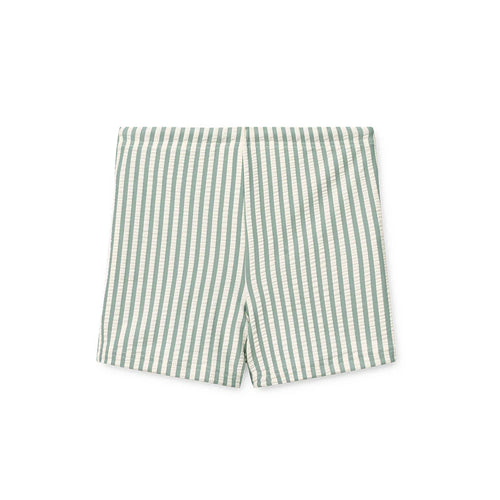 Swim trunks Otto Seersucker Stripe Peppermint/Cream De La Cream