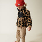 Liewood Kinder Fleece Jacke Nolan Mega leo / Oat mix bei Yay Kids