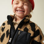 Liewood Kinder Fleece Jacke Nolan Mega leo / Oat mix bei Yay Kids