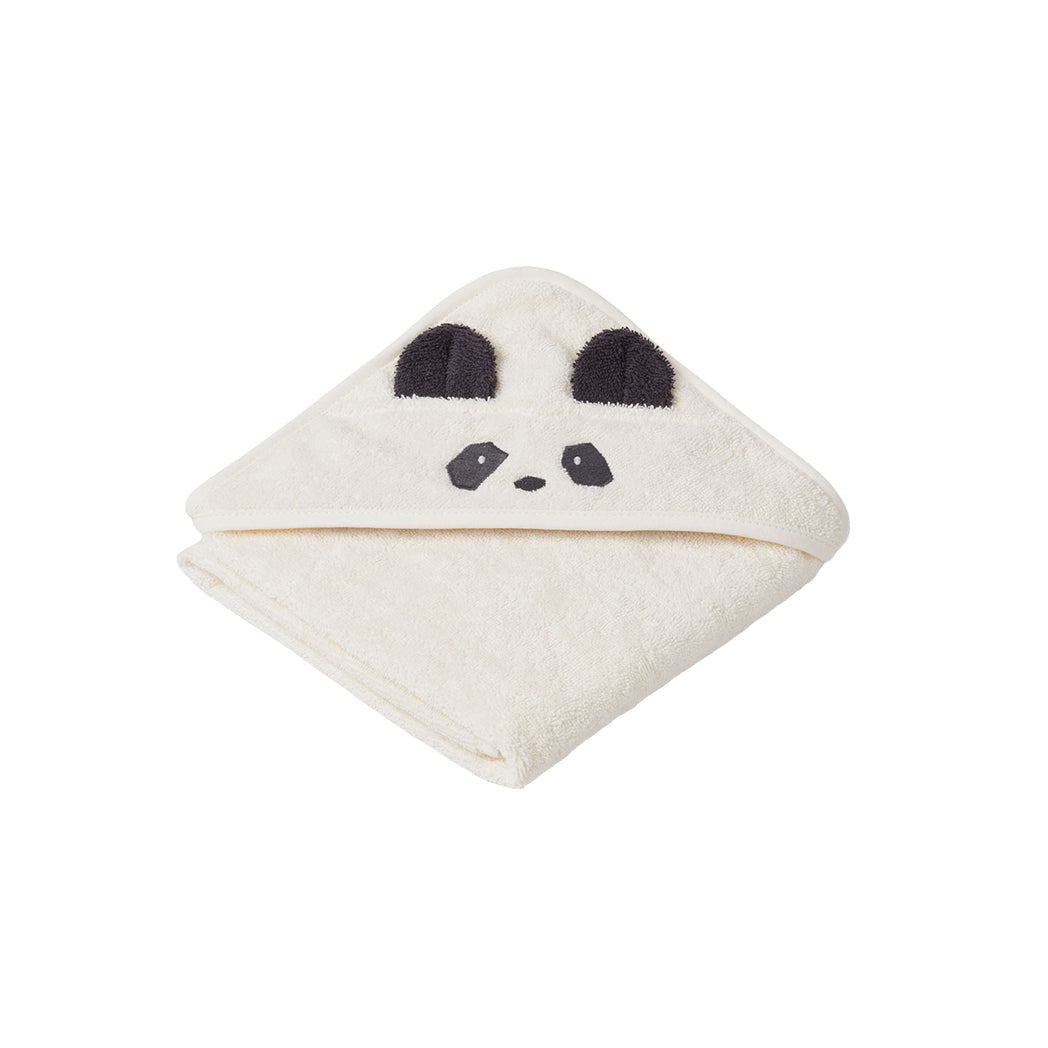 Liewood Baby Badetuch Albert Panda creme de la creme bei Yay Kids