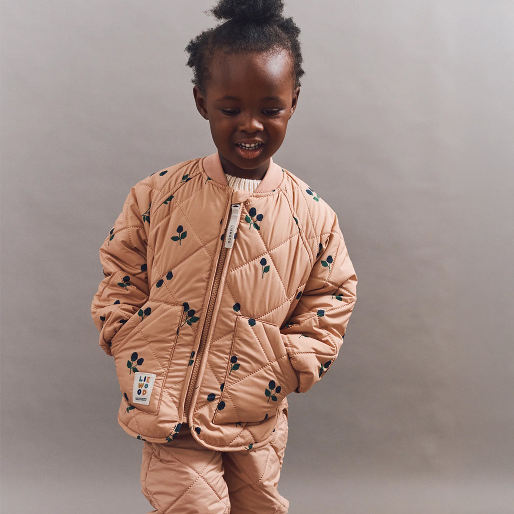 Liewood Kinder Thermo Set Zella Berry / Pale tuscany / Embroidery bei Yay Kids