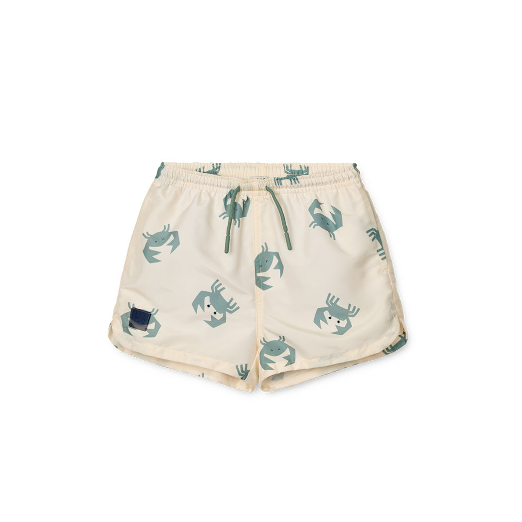 Liewood Board Shorts Aiden Printed Crab / Sandy bei Yay Kids